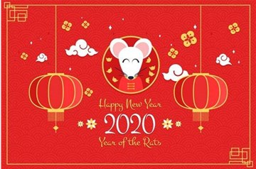 山西通益金屬攜全體員工祝大家：五福全到，鼠年燦爛！